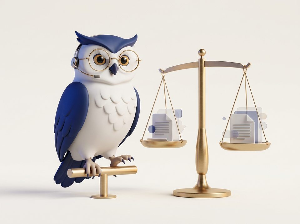 Legal & Corporate Advisory 3D Mascot