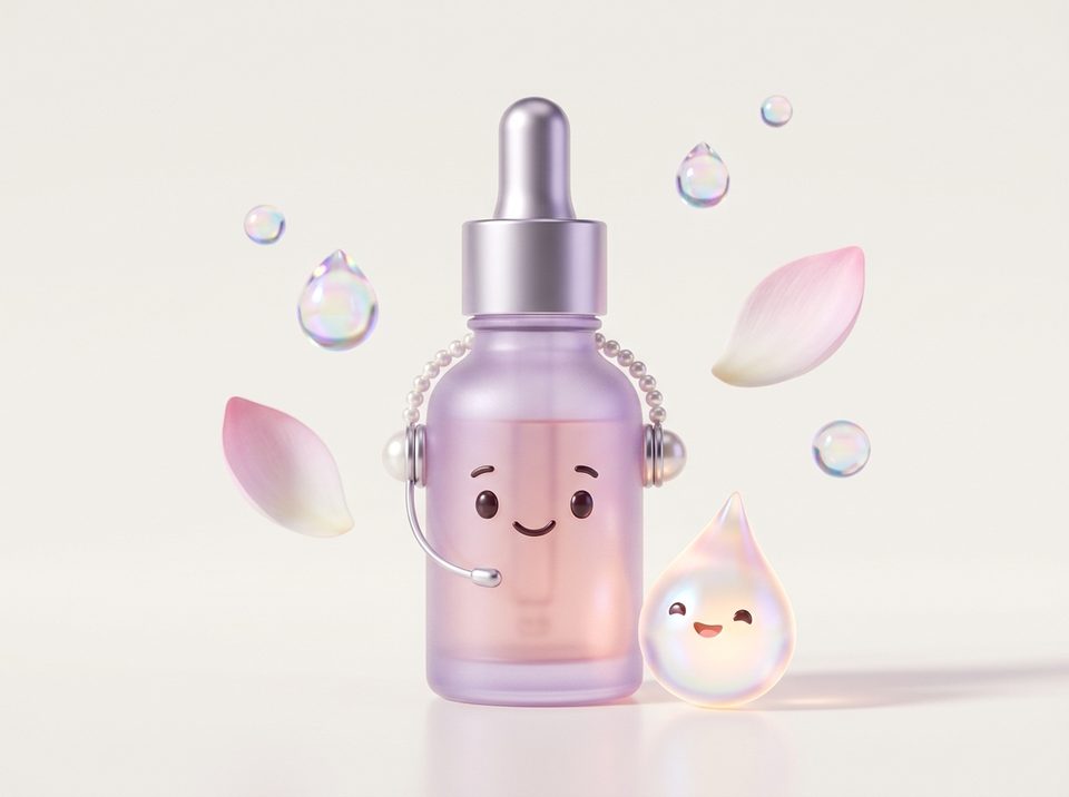Dermatology & Aesthetic Wellness 3D Mascot